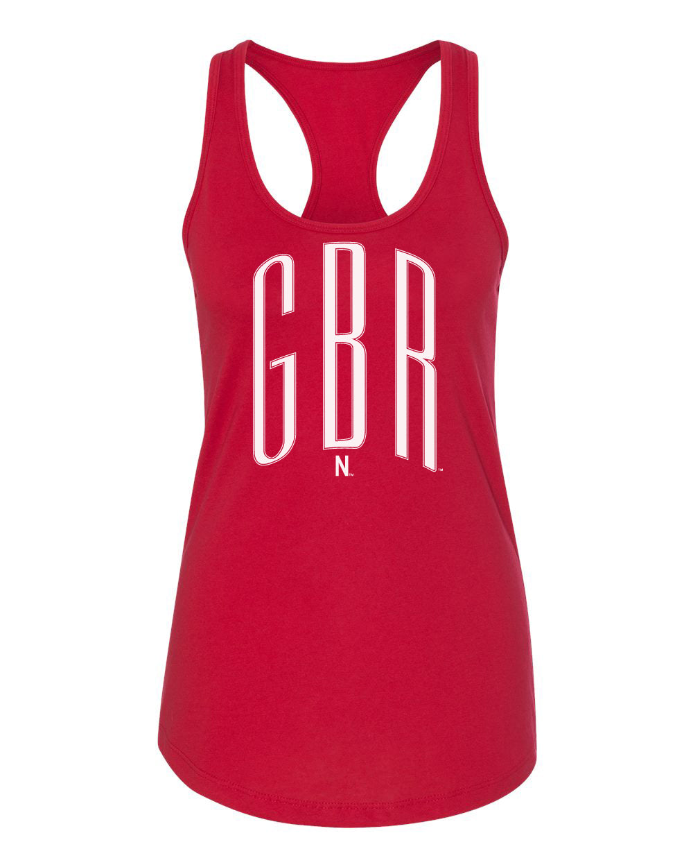 Women's Nebraska Huskers Tank Top - White GBR