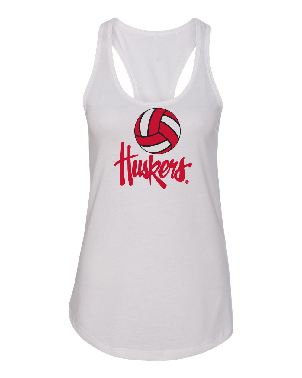 Women's Nebraska Huskers Tank Top - Volleyball Legacy Script Huskers