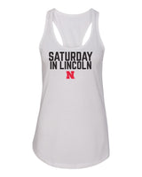 Women's Nebraska Huskers Tank Top - Saturday In Lincoln