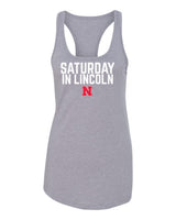 Women's Nebraska Huskers Tank Top - Saturday In Lincoln