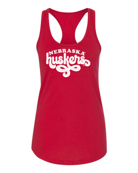 Women's Nebraska Huskers Tank Top - Retro Nebraska Huskers
