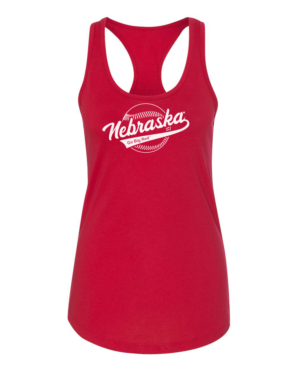 Women's Nebraska Huskers Tank Top - Script Nebraska Baseball