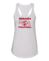 Women's Nebraska Huskers Tank Top - Huskers Volleyball 5-Time National Champions