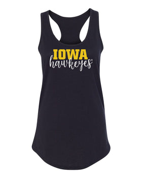 Women's Iowa Hawkeyes Tank Top - Iowa Script Hawkeyes