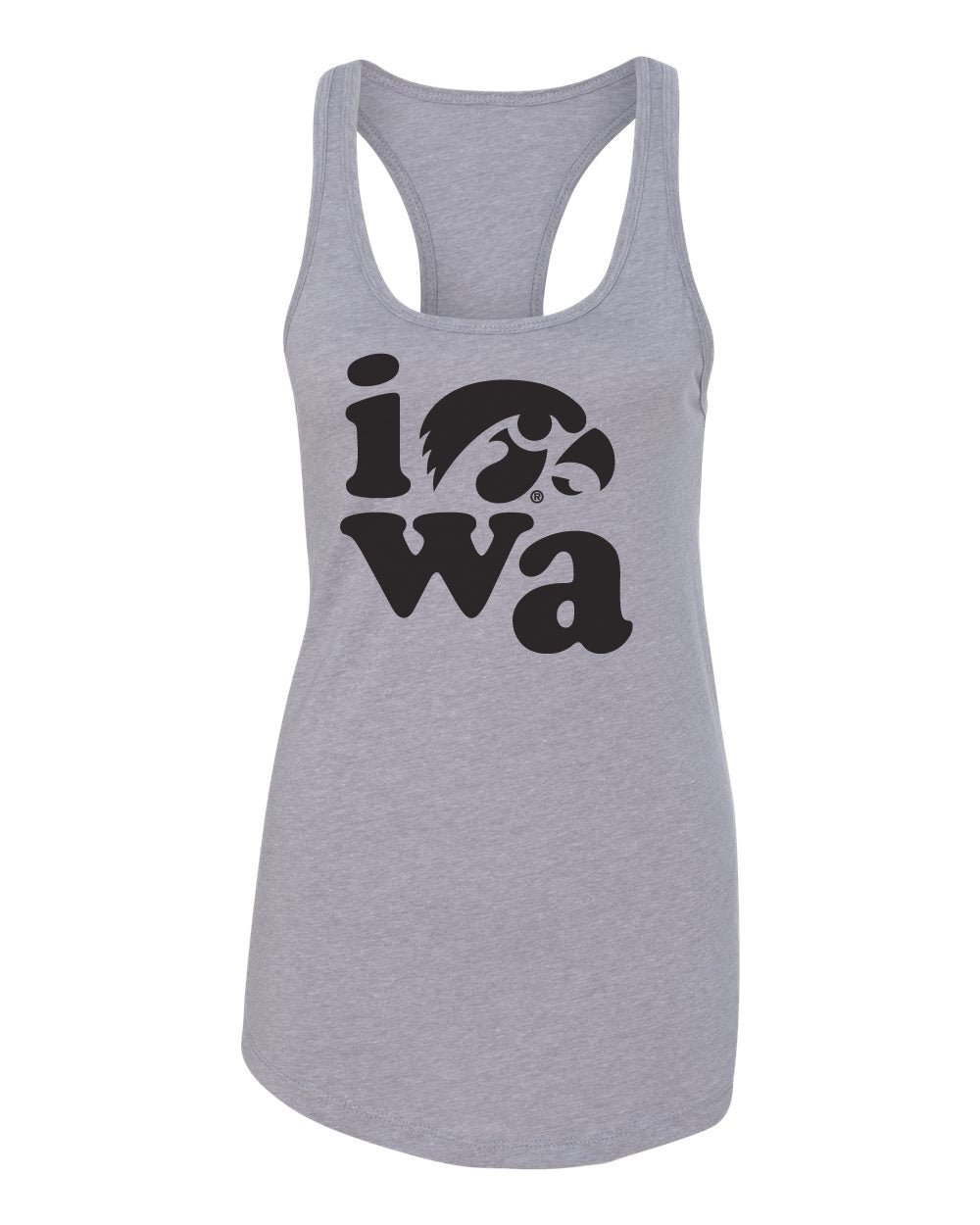 Women's Iowa Hawkeyes Tank Top - Iowa Stacked