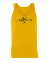 Women's Iowa Hawkeyes Tank Top - Striped Hawkeyes Football Laces