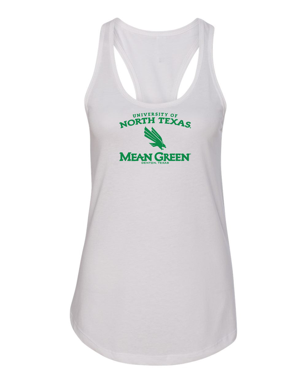 Women's North Texas Mean Green Tank Top - North Texas Arch Primary Logo