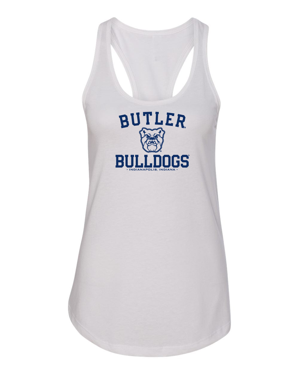 Women's Butler Bulldogs Tank Top - Butler Bulldogs Arch Primary Logo