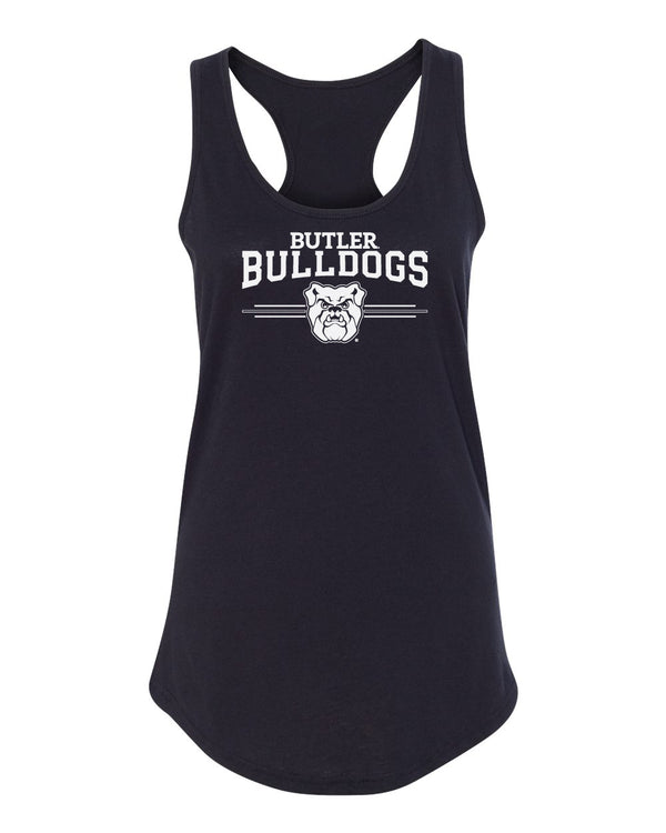 Women's Butler Bulldogs Tank Top - Bulldogs 3 Stripe Primary Logo