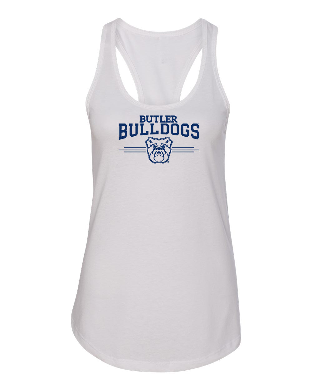Women's Butler Bulldogs Tank Top - Bulldogs 3 Stripe Primary Logo