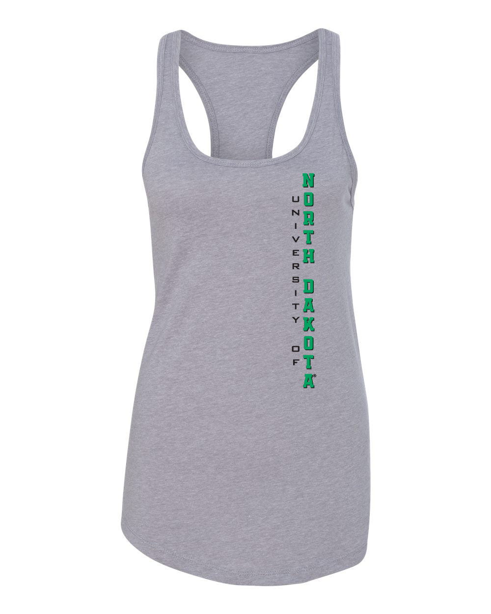 Women's North Dakota Fighting Hawks Tank Top - Vertical University of North Dakota