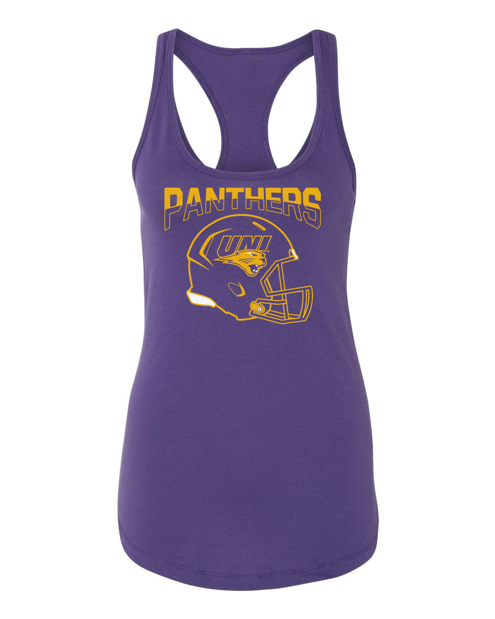 Women's Northern Iowa Panthers Tank Top - UNI Panthers Football Helmet