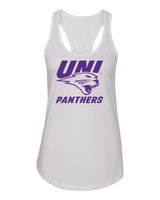 Women's Northern Iowa Panthers Tank Top - Purple UNI Panthers Logo on White