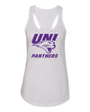 Women's Northern Iowa Panthers Tank Top - Purple UNI Panthers Logo on White