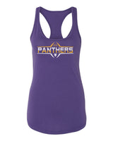 Women's Northern Iowa Panthers Tank Top - Striped UNI Panthers Football Laces