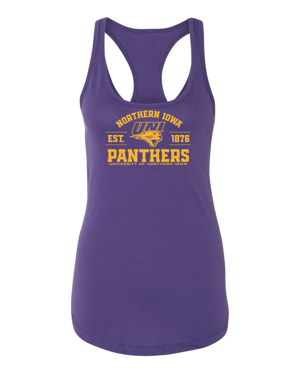 Women's Northern Iowa Panthers Tank Top - UNI Panthers Established 1876