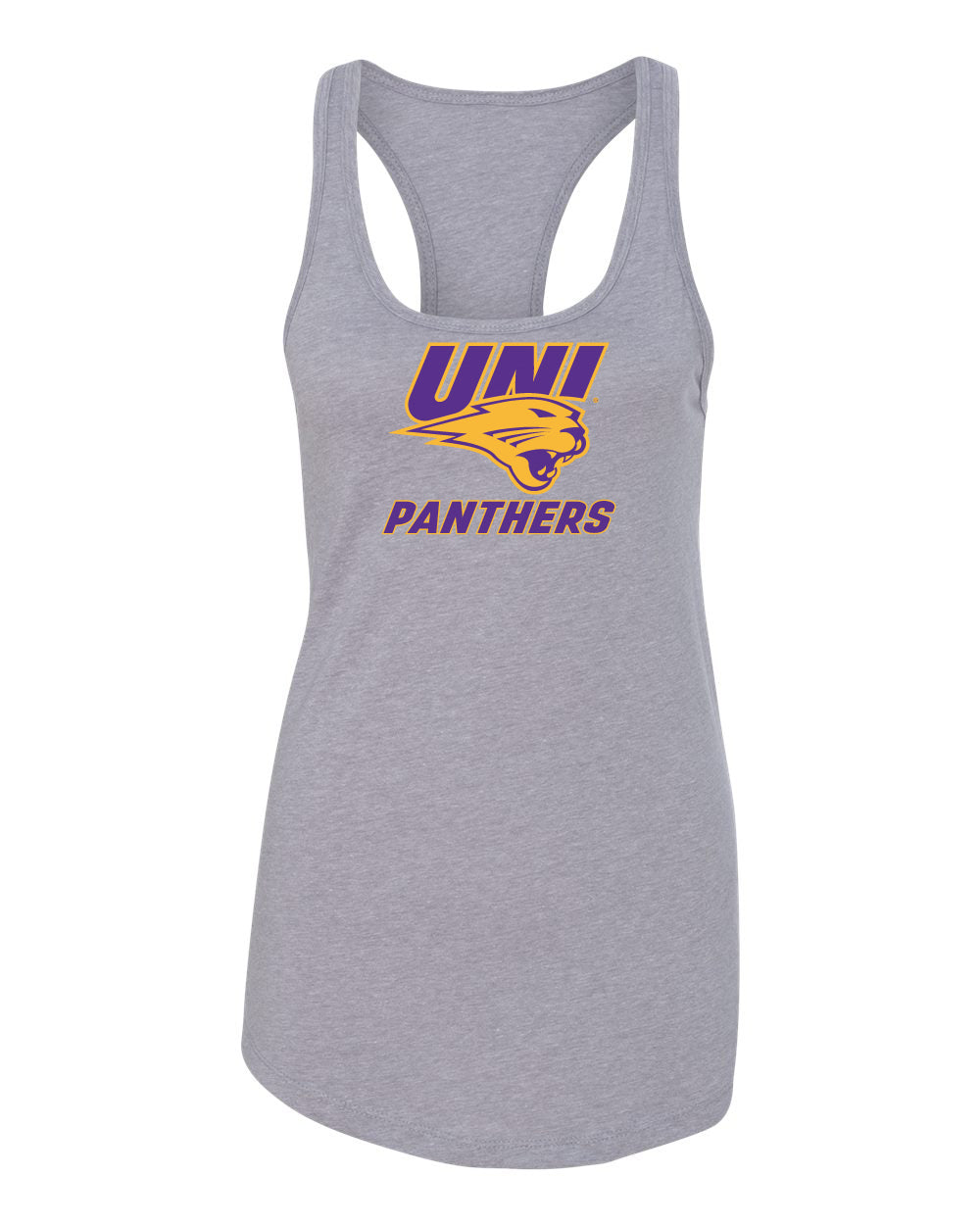 Women's Northern Iowa Panthers Tank Top - Purple and Gold Primary Logo