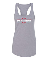 Women's San Diego State Aztecs Tank Top - SDSU Football Laces
