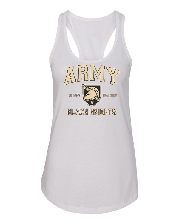 Women's Army Black Knights Tank Top - Army Arch Primary Logo