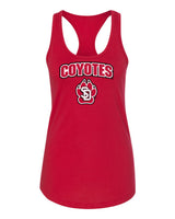 Women's South Dakota Coyotes Tank Top - Coyotes with USD Paw Logo
