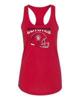 Women's South Dakota Coyotes Tank Top - USD Football Helmet