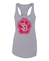Women's South Dakota Coyotes Tank Top - SD Coyote Paw