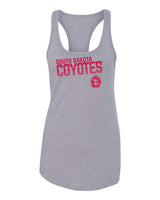 Women's South Dakota Coyotes Tank Top - Coyotes Stripe Fade