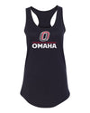 Women's Omaha Mavericks Tank Top - University of Nebraska Omaha with Primary Logo on Black