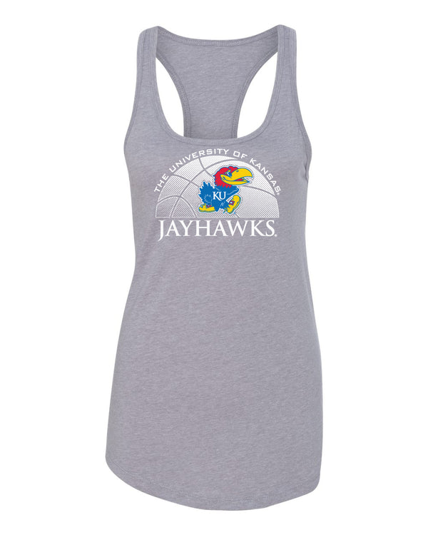 Women's Kansas Jayhawks Tank Top - Kansas Basketball Primary Logo