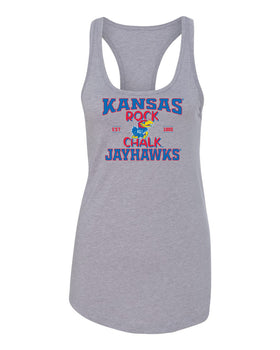 Women's Kansas Jayhawks Tank Top - Rock Chalk Jayhawks