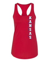 Women's Kansas Jayhawks Tank Top - Vertical University of Kansas