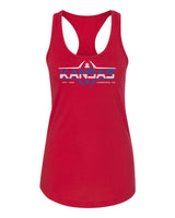 Women's Kansas Jayhawks Tank Top - Kansas Football Laces