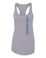 Women's Creighton Bluejays Tank Top - Vertical Creighton Bluejays
