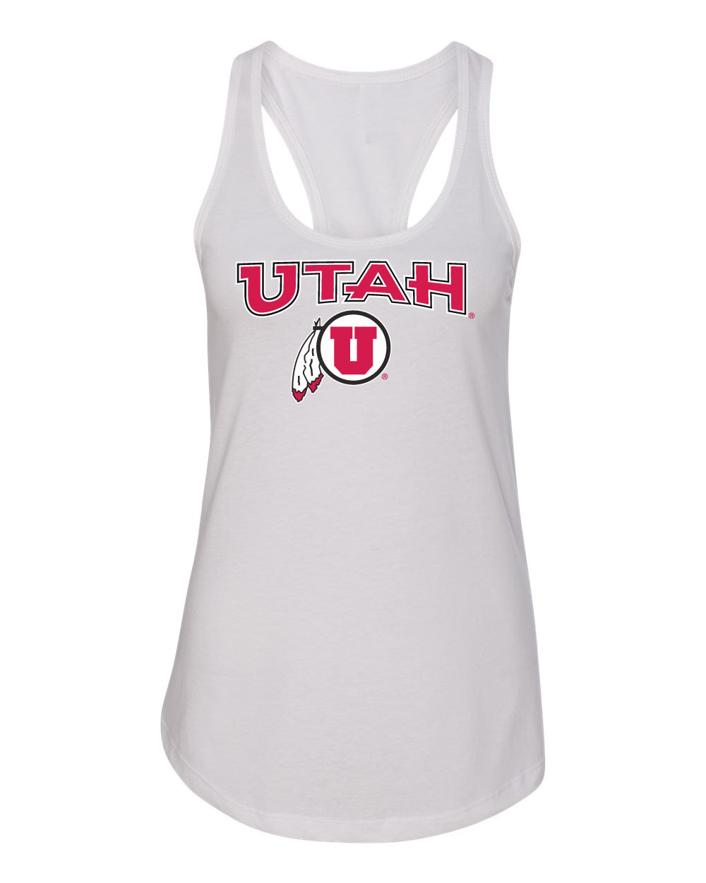 Women's Utah Utes Tank Top - Circle & Feather Logo