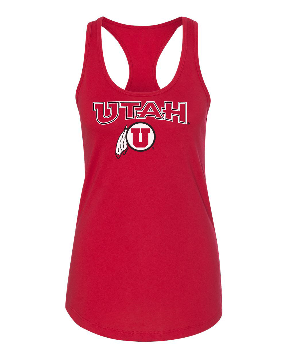 Women's Utah Utes Tank Top - Circle & Feather Logo