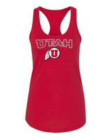 Women's Utah Utes Tank Top - Circle & Feather Logo