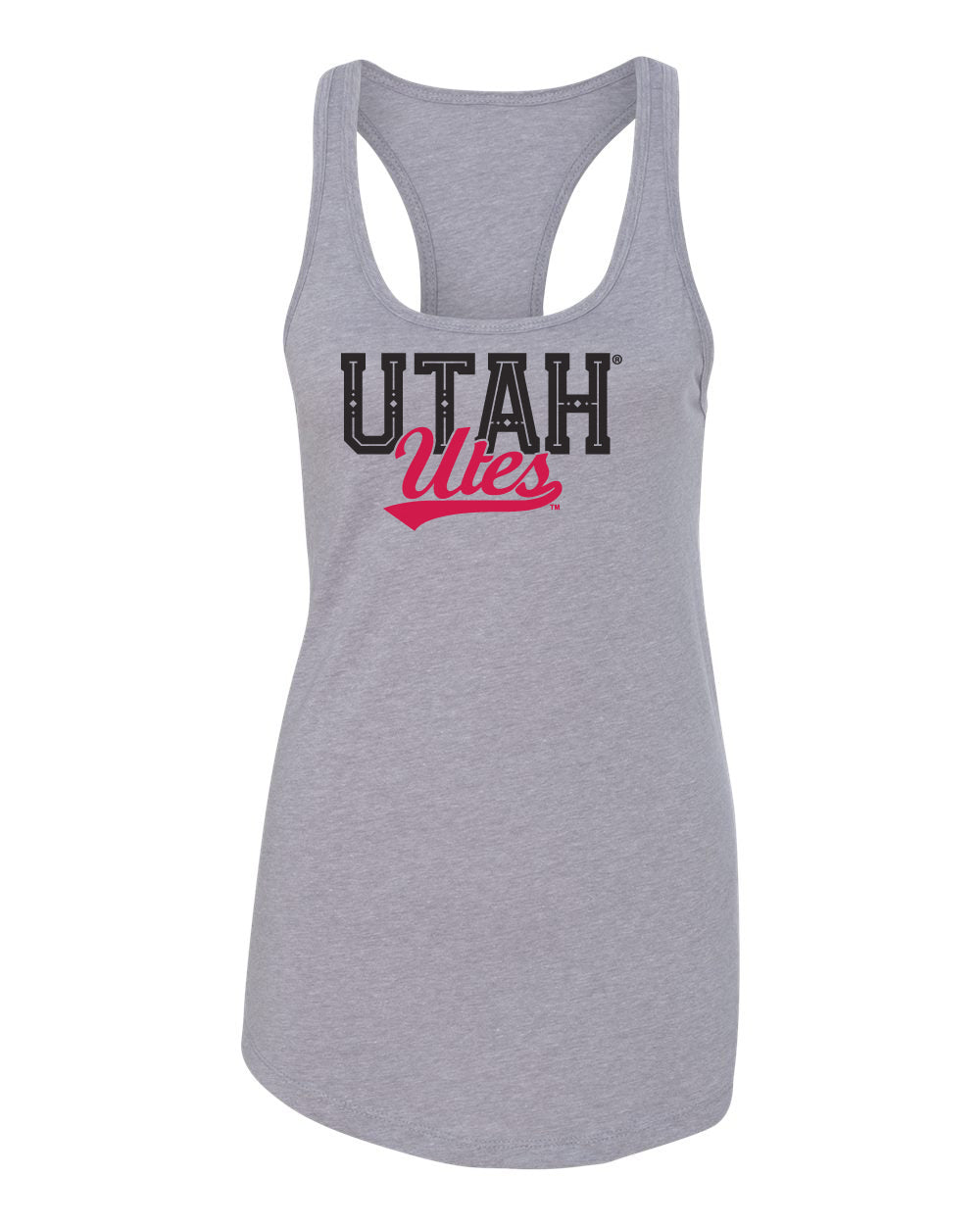 Women's Utah Utes Tank Top - Block UTAH Script Utes