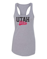 Women's Utah Utes Tank Top - Block UTAH Script Utes