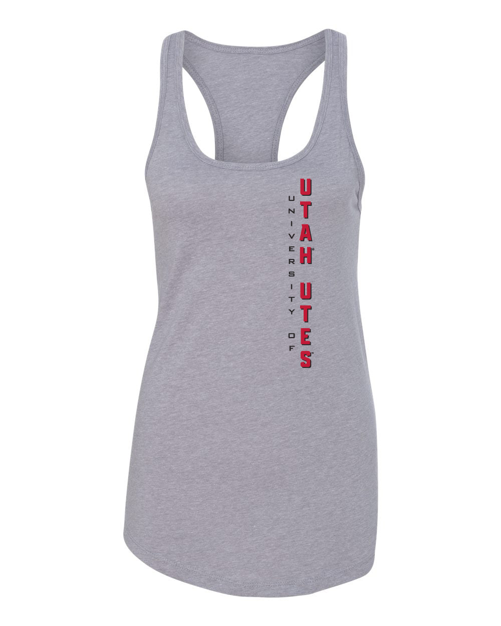 Women's Utah Utes Tank Top - Vertical Utah Utes