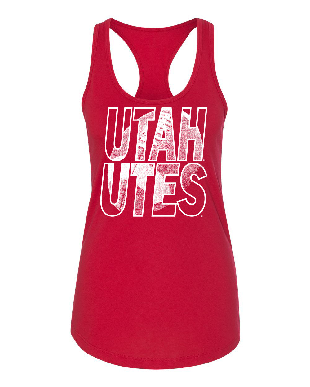Women's Utah Utes Tank Top - Utah Utes Football Image