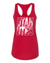 Women's Utah Utes Tank Top - Utah Utes Football Image