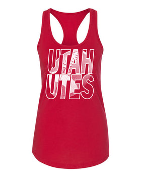 Women's Utah Utes Tank Top - Utah Utes Football Image