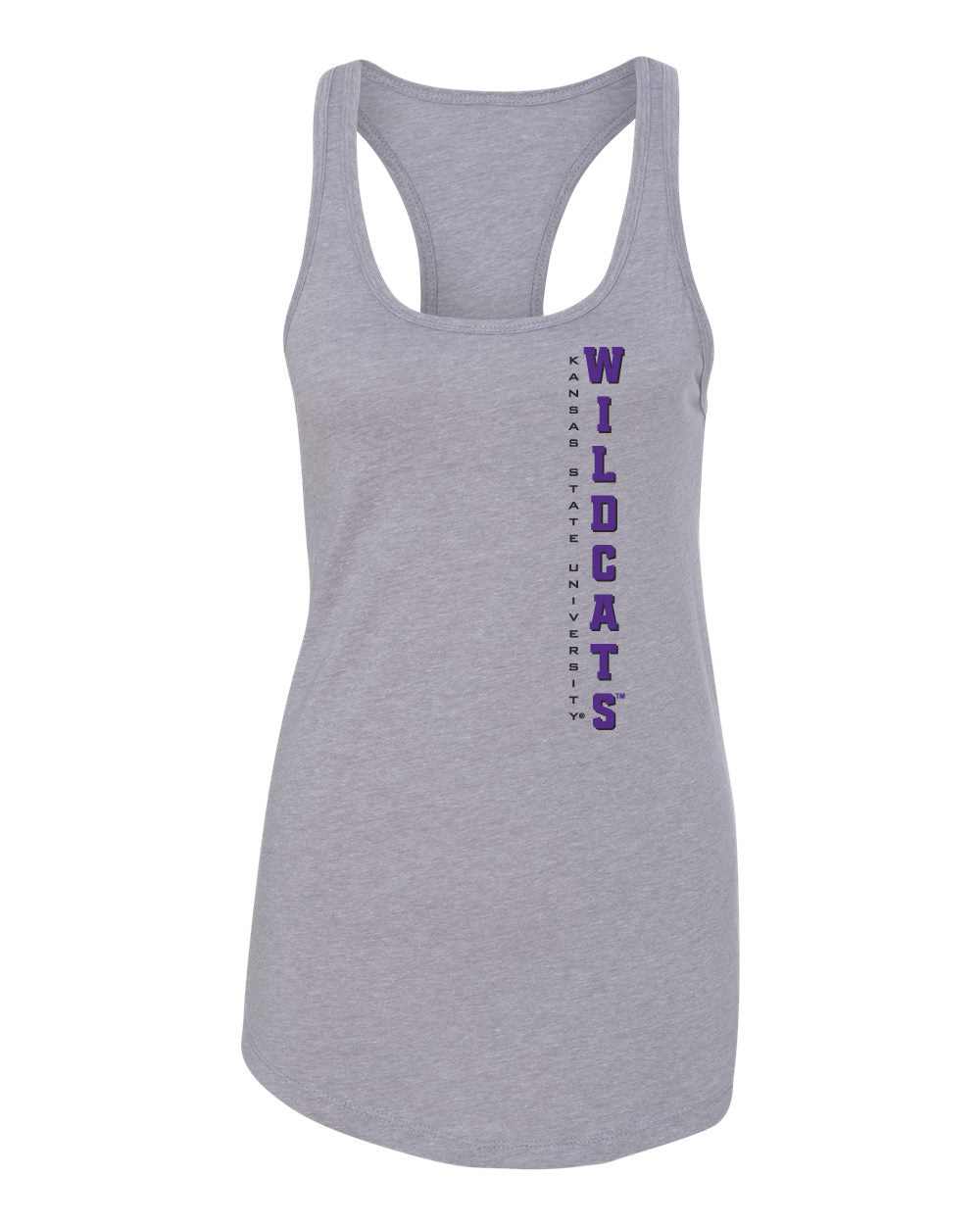 Women's K-State Wildcats Tank Top - Vertical Kansas State Wildcats