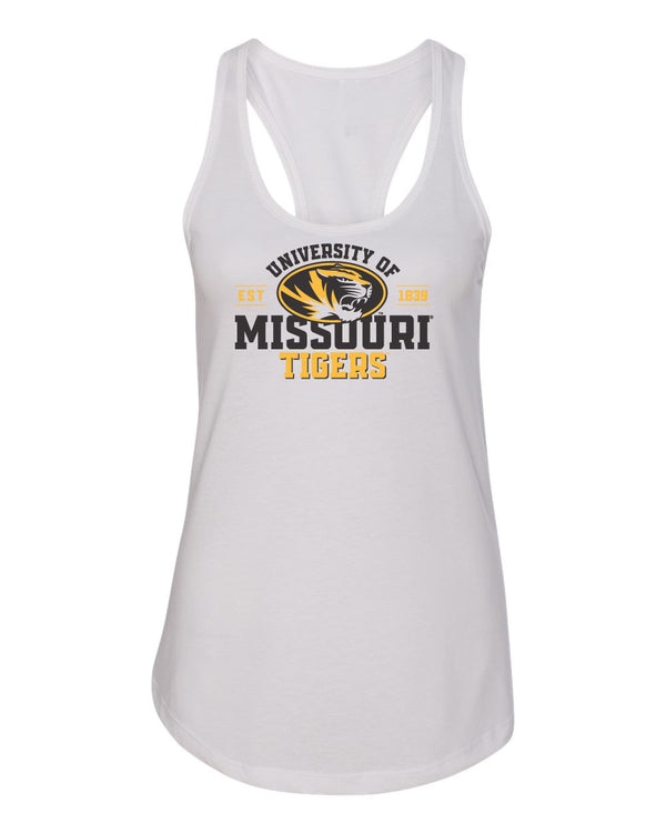 Women's Missouri Tigers Tank Top - University of Missouri Est 1839