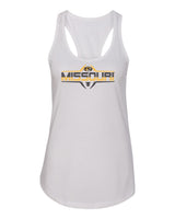 Women's Missouri Tigers Tank Top - Striped Missouri Football Laces