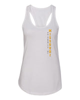 Women's Missouri Tigers Tank Top - Vertical Univ of Missouri