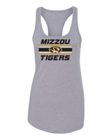 Women's Missouri Tigers Tank Top - Horiz Stripe Mizzou Tigers