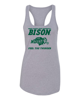 Women's NDSU Bison Tank Top - NDSU Bison Feel The Thunder