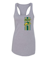Women's NDSU Bison Tank Top - Bison Logo Vertical Stripe