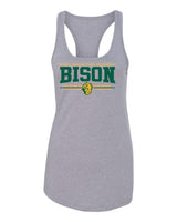 Women's NDSU Bison Tank Top - Bison 3-Stripe